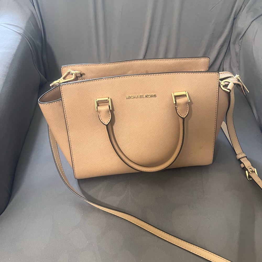 Taupe Selma Michael Kors Bag